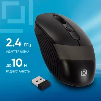 Мышь Oklick 310MW (черный/серый) фото 1